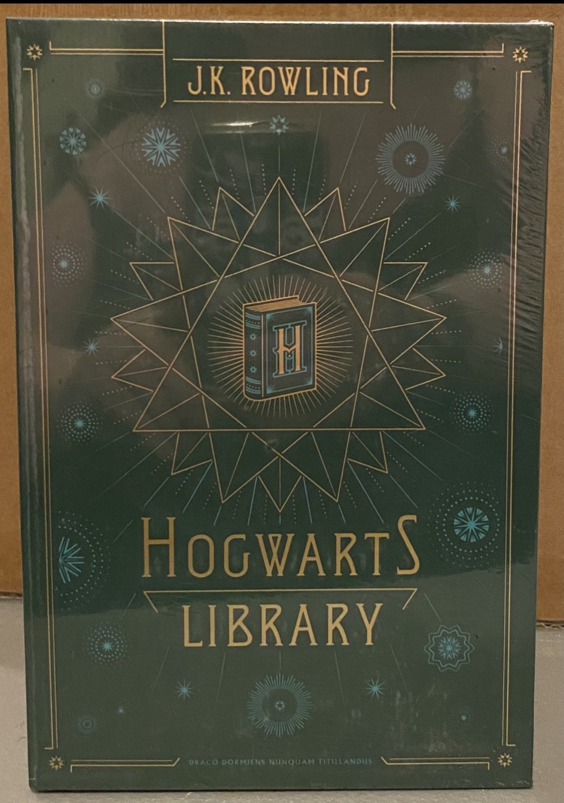 New Harry Potter Hogwarts Library 3-Book Box Set J.K. Rowling HC Slipcase Beedle