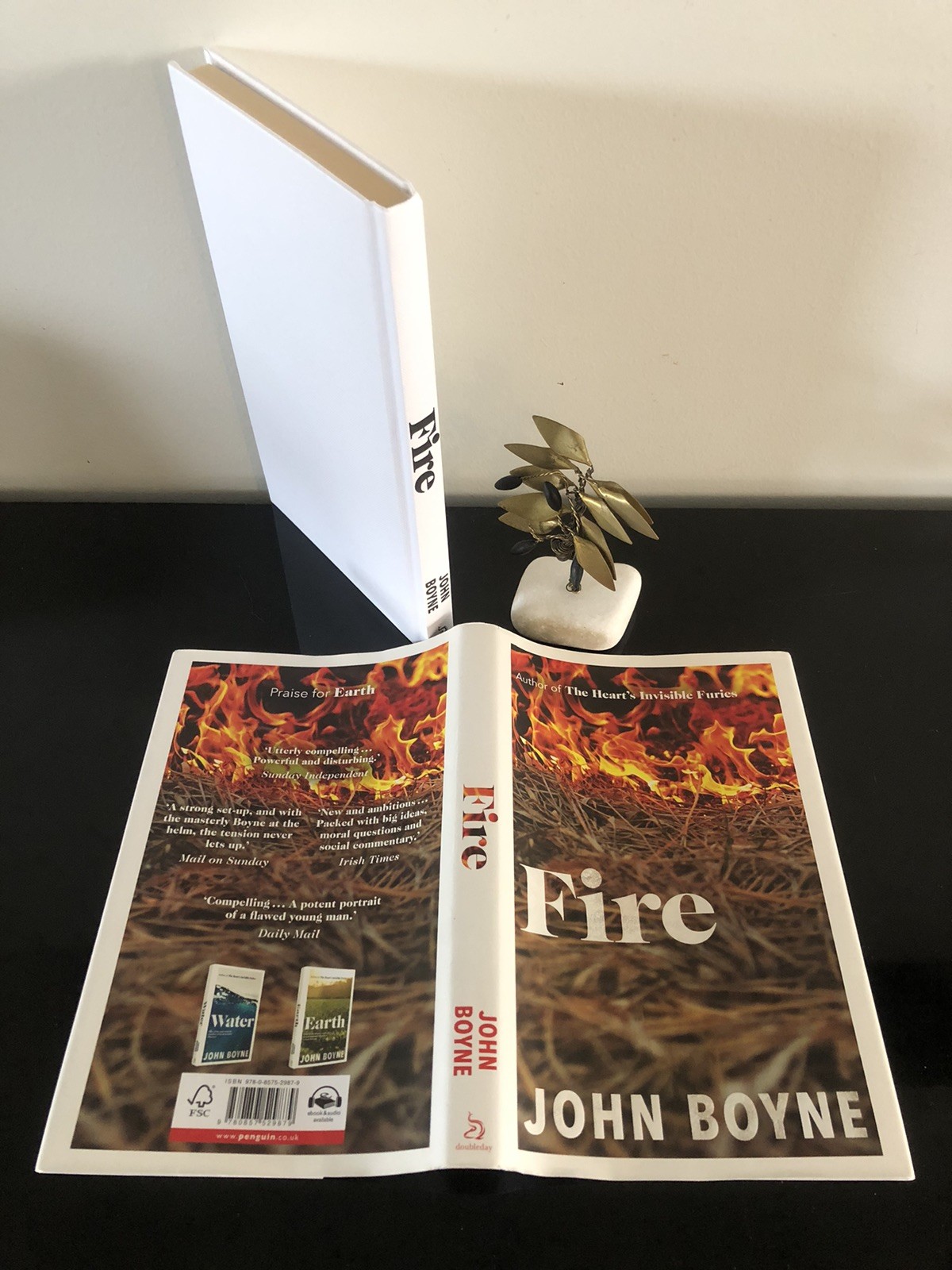 John Boyne Fire Doubleday 2024 First Ed/F.Print HC DJ LN