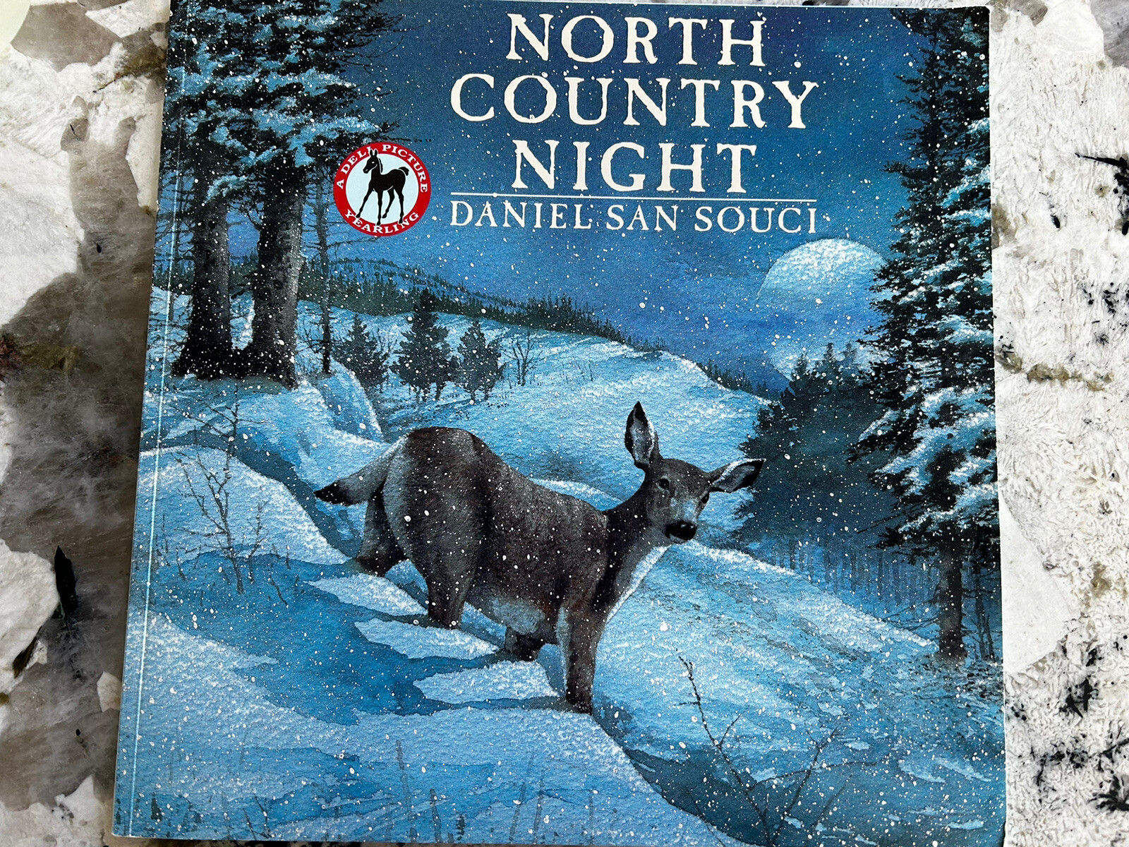 North Country Night by Daniel San Souci, SIGNED paperback