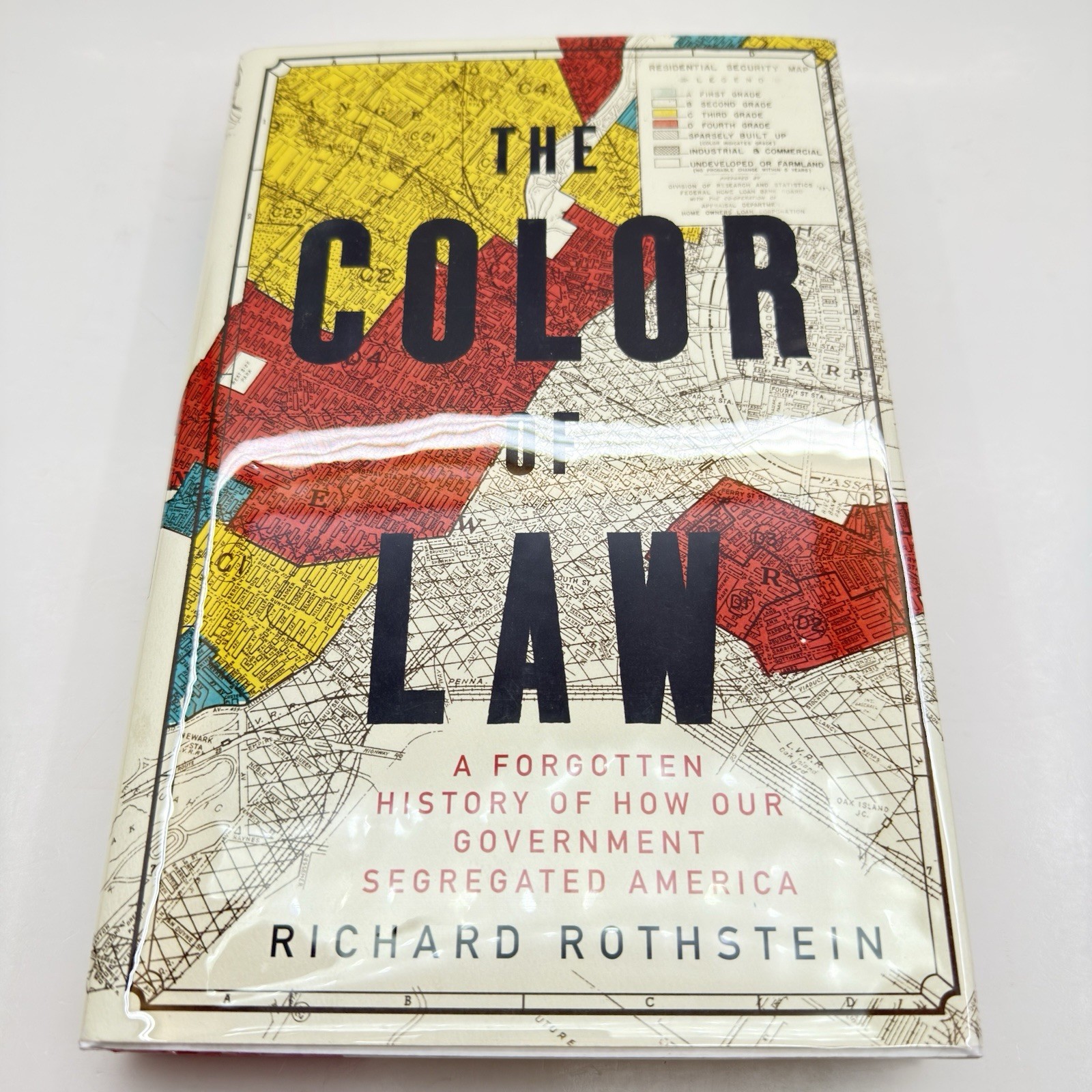Color of Law by Richard Rothstein Hardcover First Edition HCDJ 2017 in Mylar