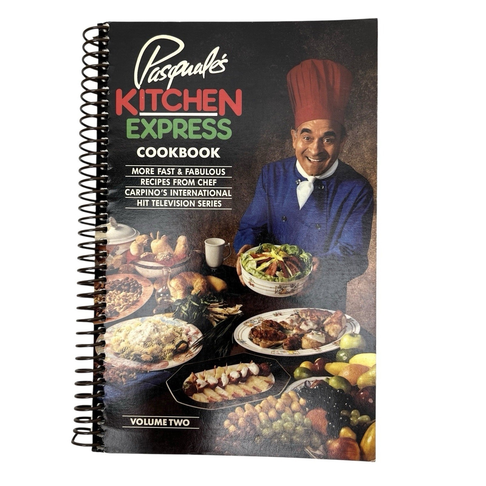 Cookbook Pasquale’s Kitchen Express Vol II Fast Recipes Chef Carpinos TV Series
