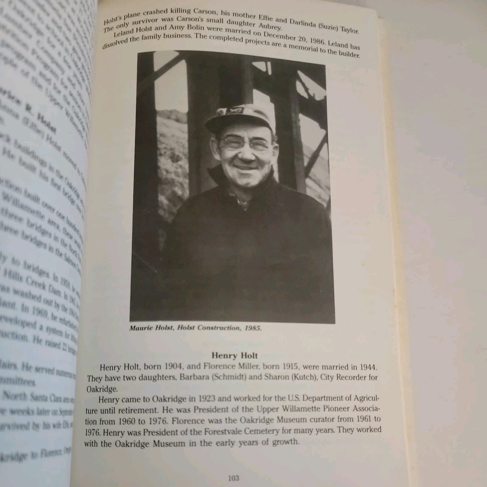 EARLY DAYS ON THE UPPER WILLAMETTE By Worth *Good Condition* -Genealogy Resource