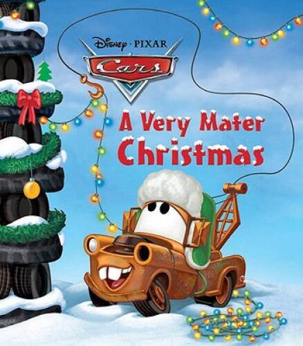 A Very Mater Christmas (Disney/Pixar Cars) (Glitter Board Book) – VERY GOOD