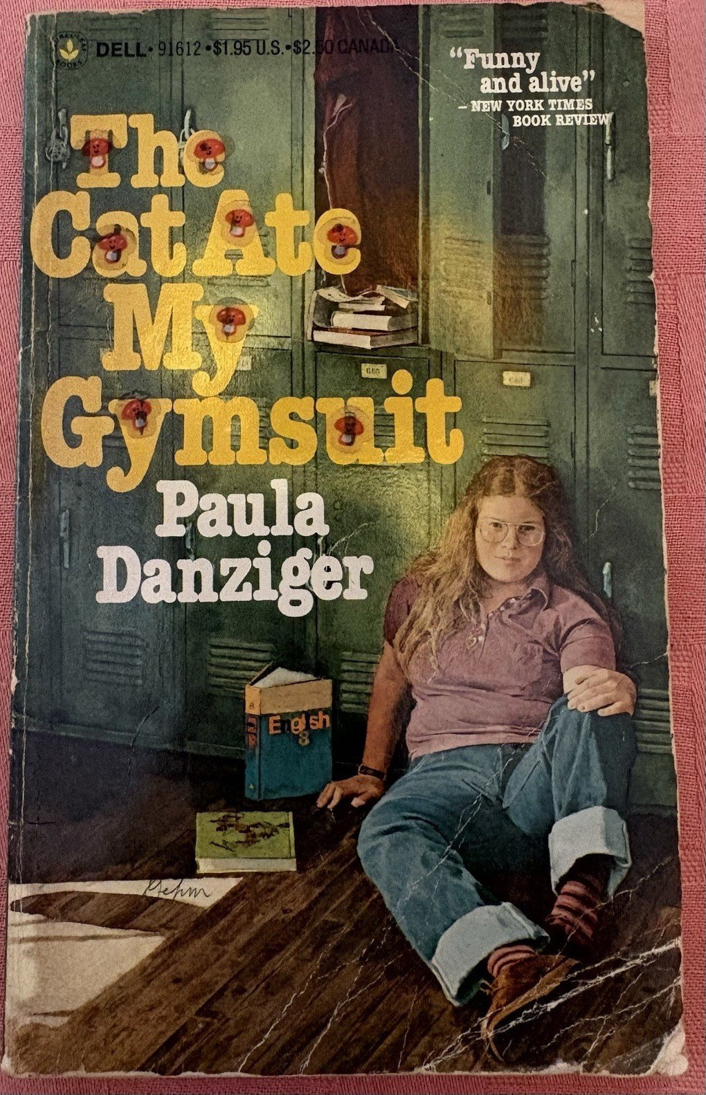 Paula Danziger The Cat Ate My Gymsuit PB Dell 1982 Book Club Laurel-Leaf