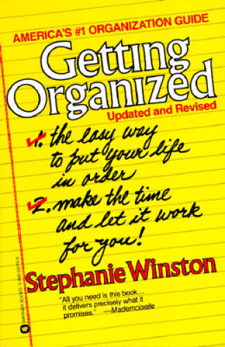 Getting Organized – Paperback By Stephanie Winston – GOOD