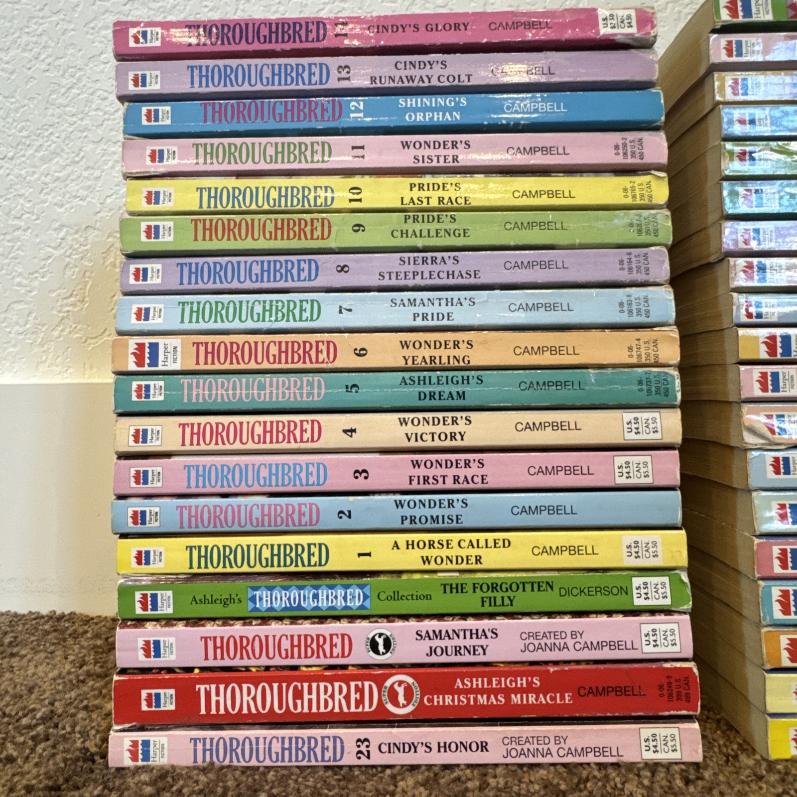 The Joanna Campbell Thoroughbred FULL Series Books 1-72 + 4 Extras