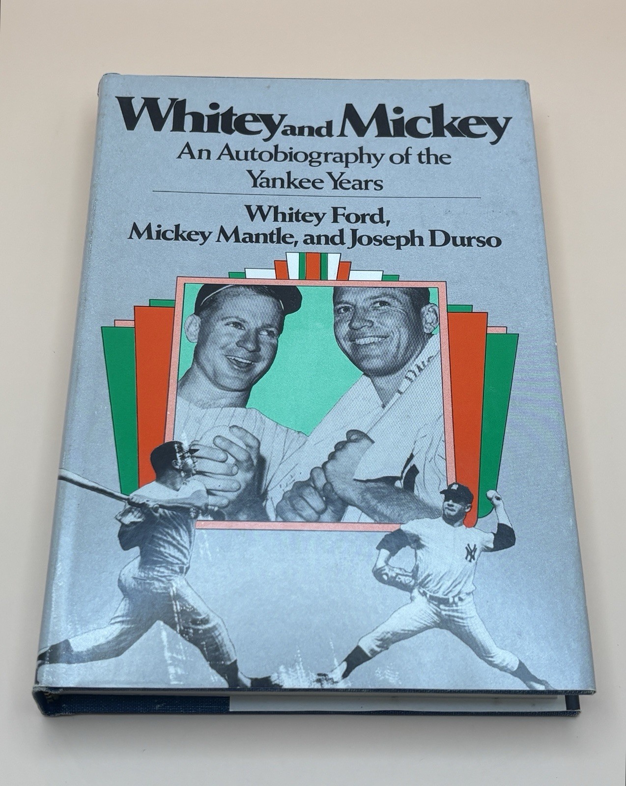 1977 1st Edition Whitey Ford, Mickey Mantle, and Joseph Durso; An Autobiography