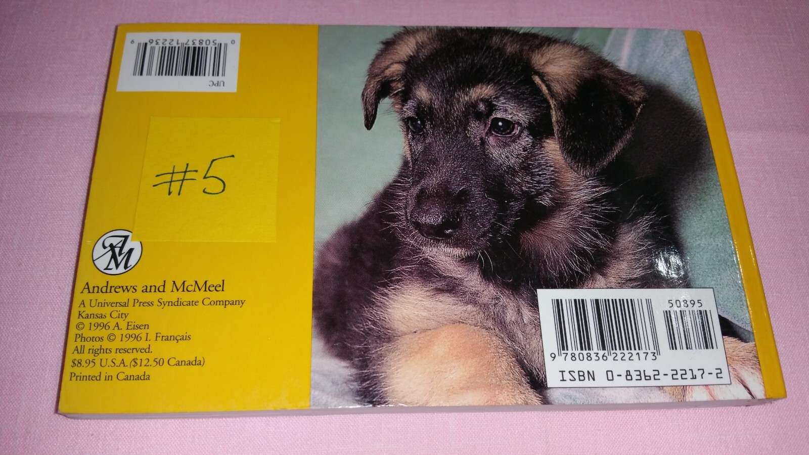 GERMAN SHEPHERDS A BOOK OF POSTCARDS – MISSING 1 POSTCARD