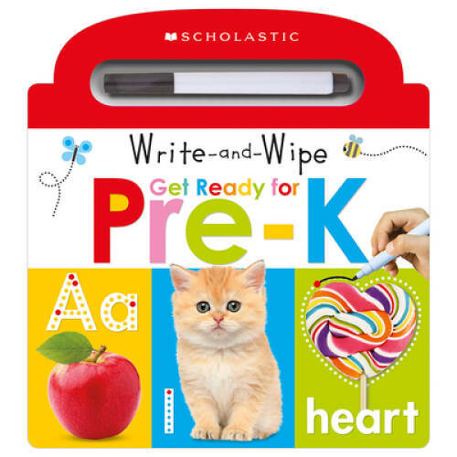 Write and Wipe Get Ready for Pre-K (Scholastic Early Learners) – VERY GOOD