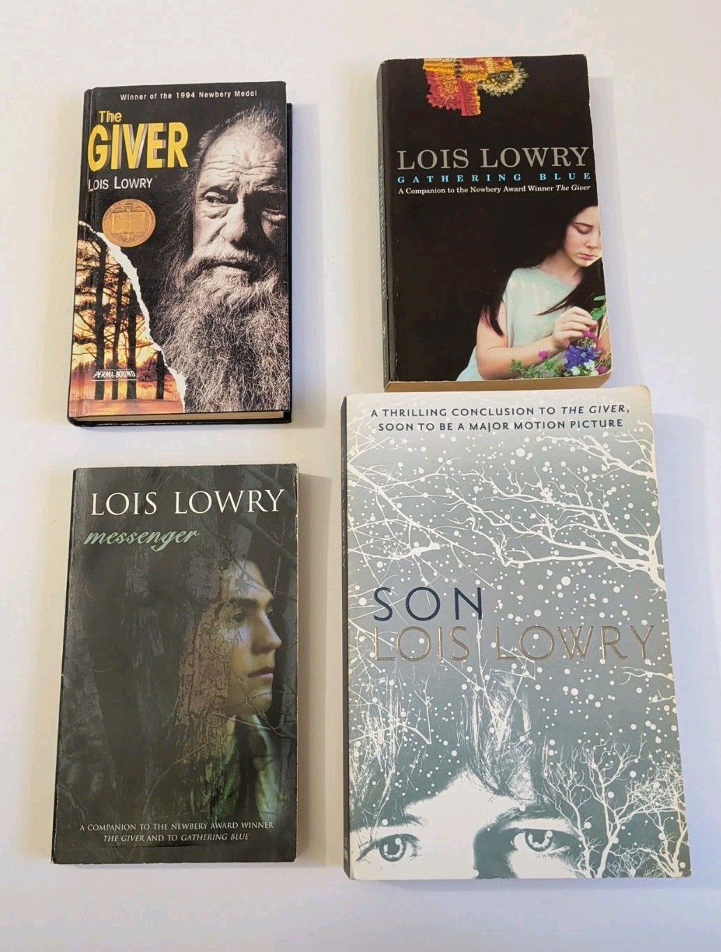 The Giver Quartet 4 Books Messenger Gathering Blue Gossamer The Giver Permabound