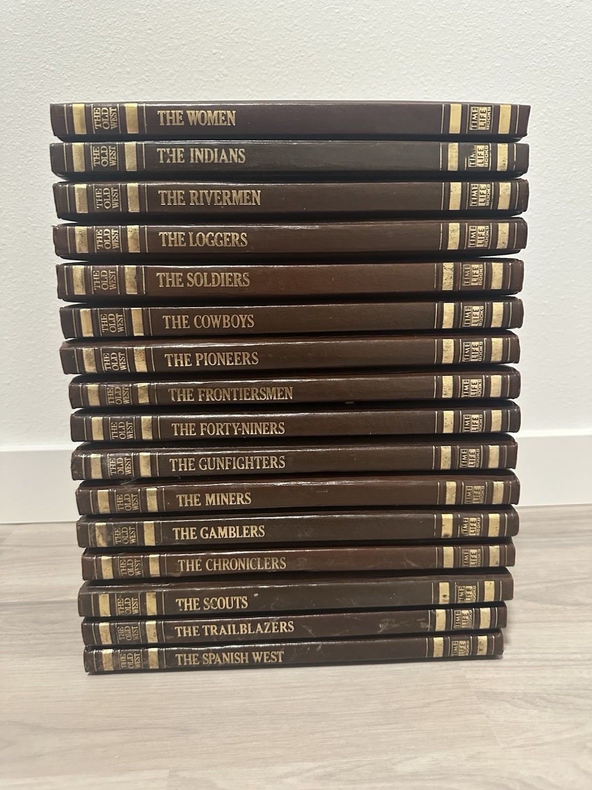 Time Life Series The Old West Leatherette Hardcover Wild History Lot of 16 1970s