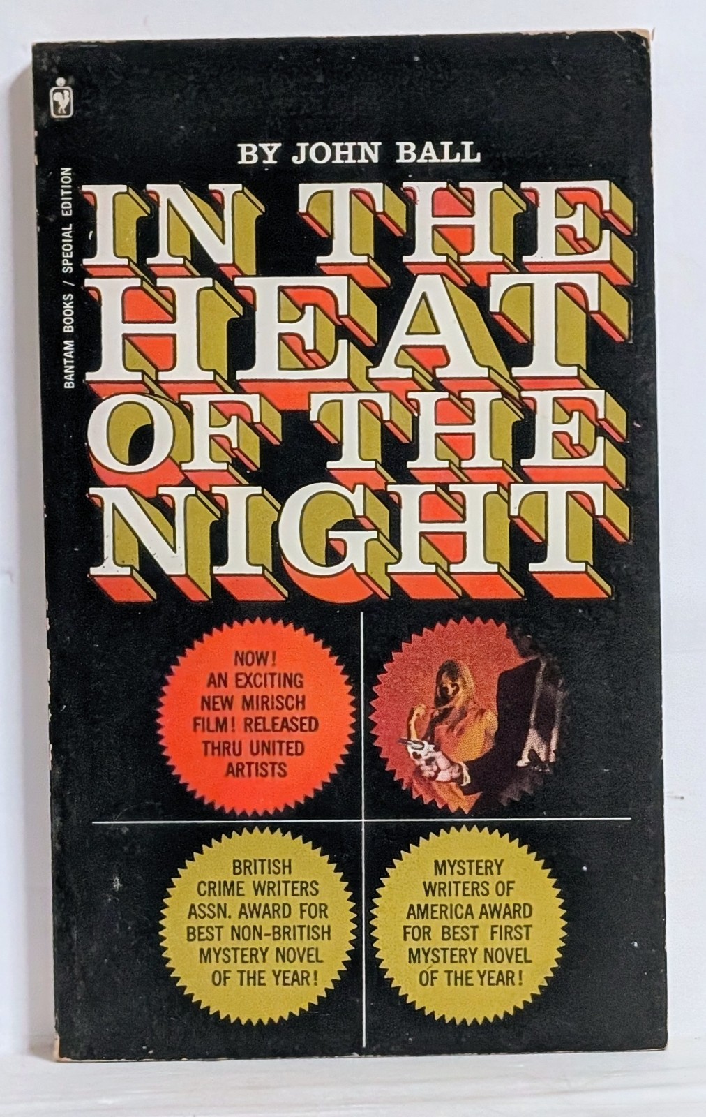 IN THE HEAT OF THE NIGHT by John Ball Vintage Paperback Movie Adaption Novel