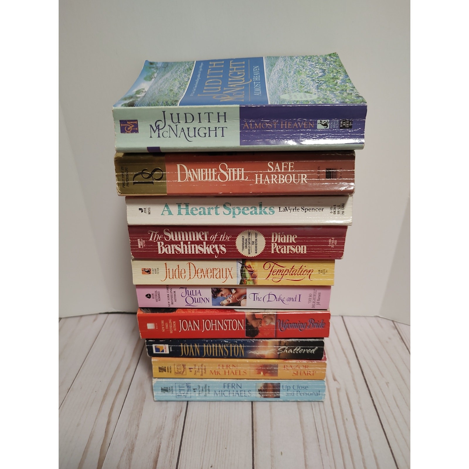 Mixed Authors Lot/10 Romance Chic-Lit Drama Paperback Novels