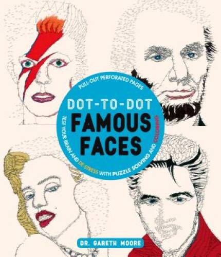 Dot-To-Dot – Famous Faces – Paperback By Parragon Books Ltd – GOOD