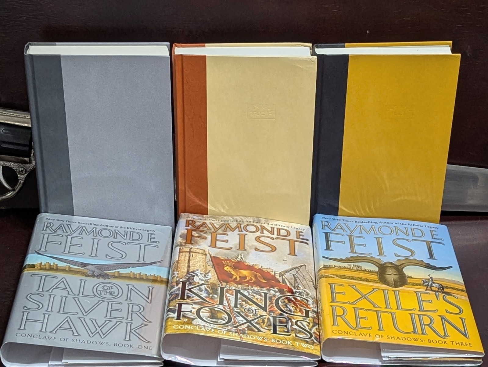 Raymond E. Feist Conclave of Shadows 3-Book 1st/1st Set Eos HC/DJ LN Mylar2003