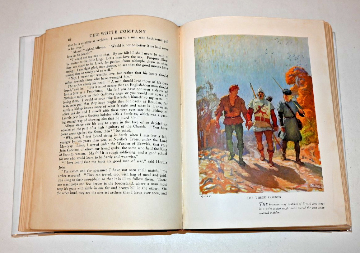 The White Company by Arthur Conan Doyle HCDJ 1922