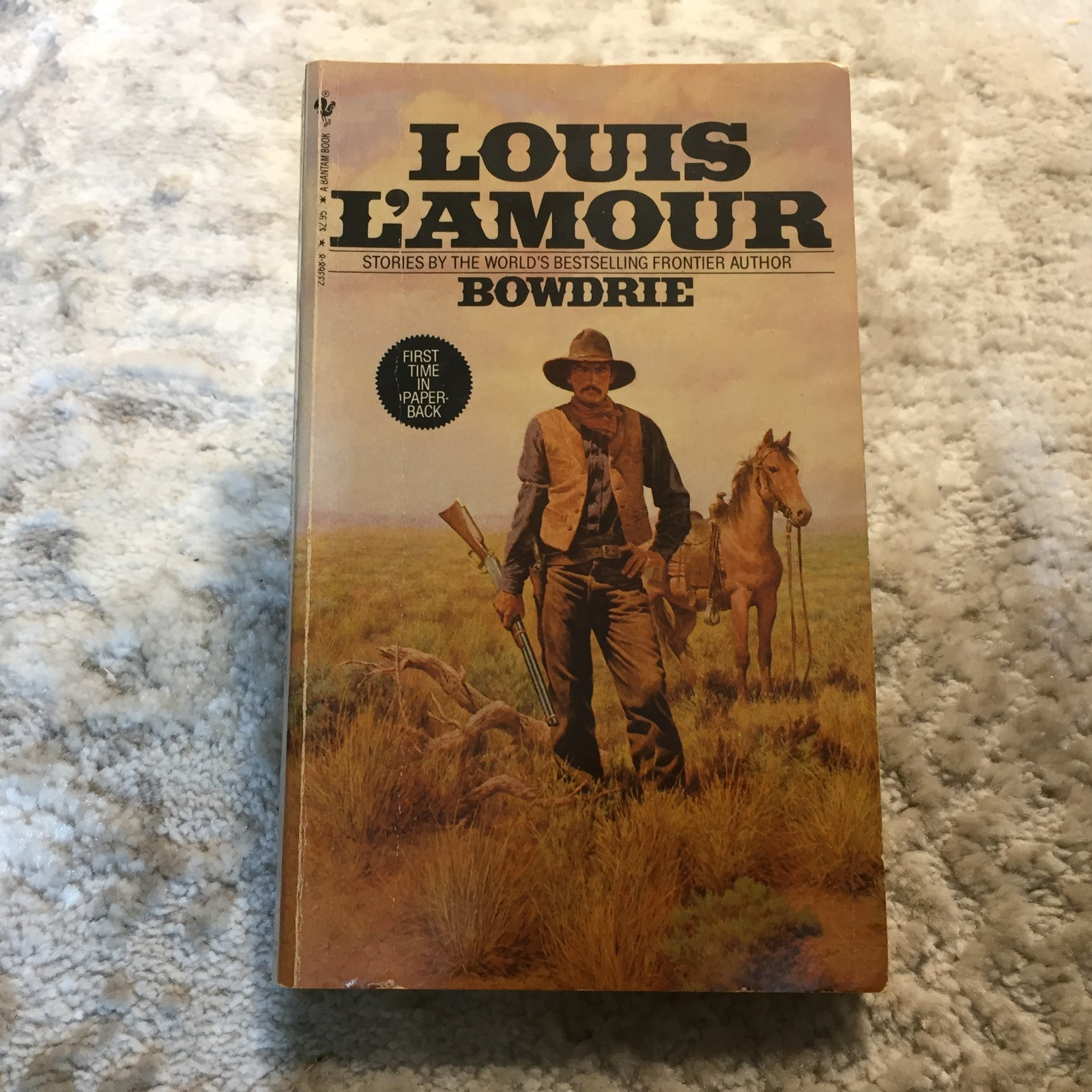 Bowdrie Run Louis L’Amour 1983 Bantam Texas Rangers Frontier Justice Paperback