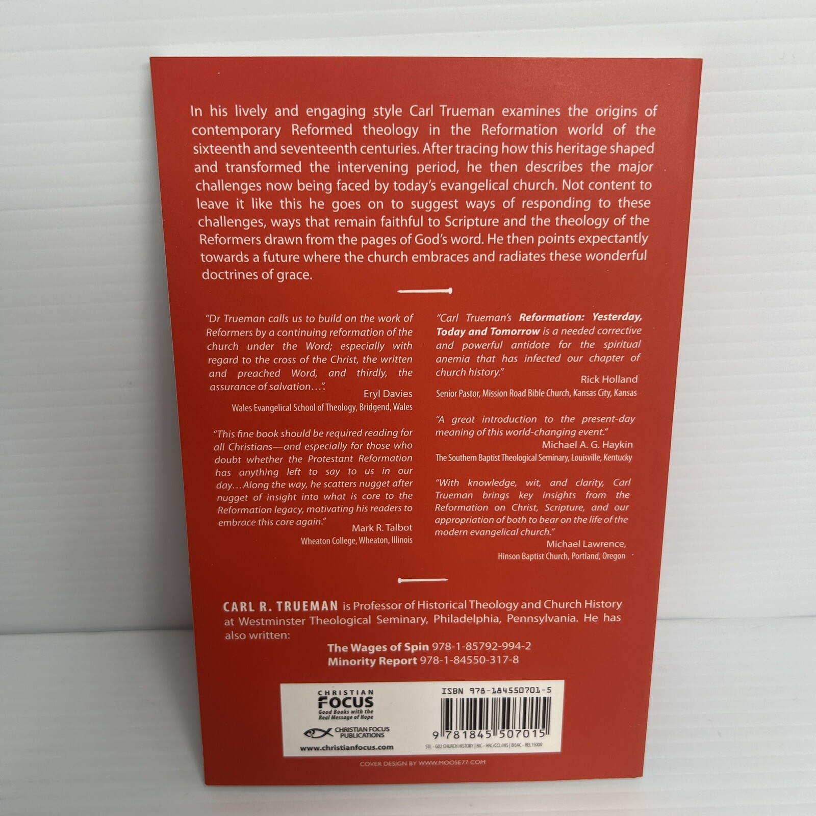 Reformation : Yesterday, Today and Tomorrow, Paperback by Trueman, Carl Truman