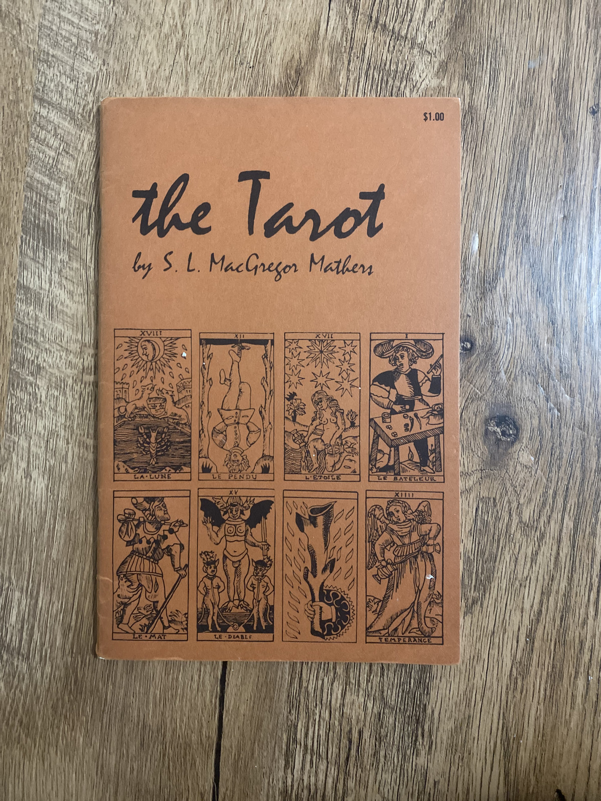 The Tarot Its Occult Significance S. L. MacGregor-Mathers Orange Pamphlet Book