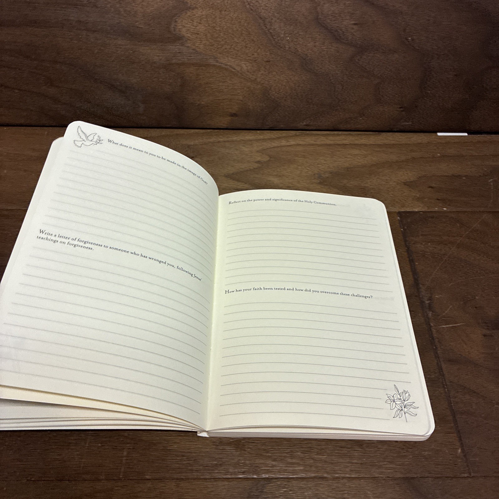 JOURNALING WITH JESUS GUIDED LINED JOURNAL 152 PAGES SOFT COVER BOUND BOOK