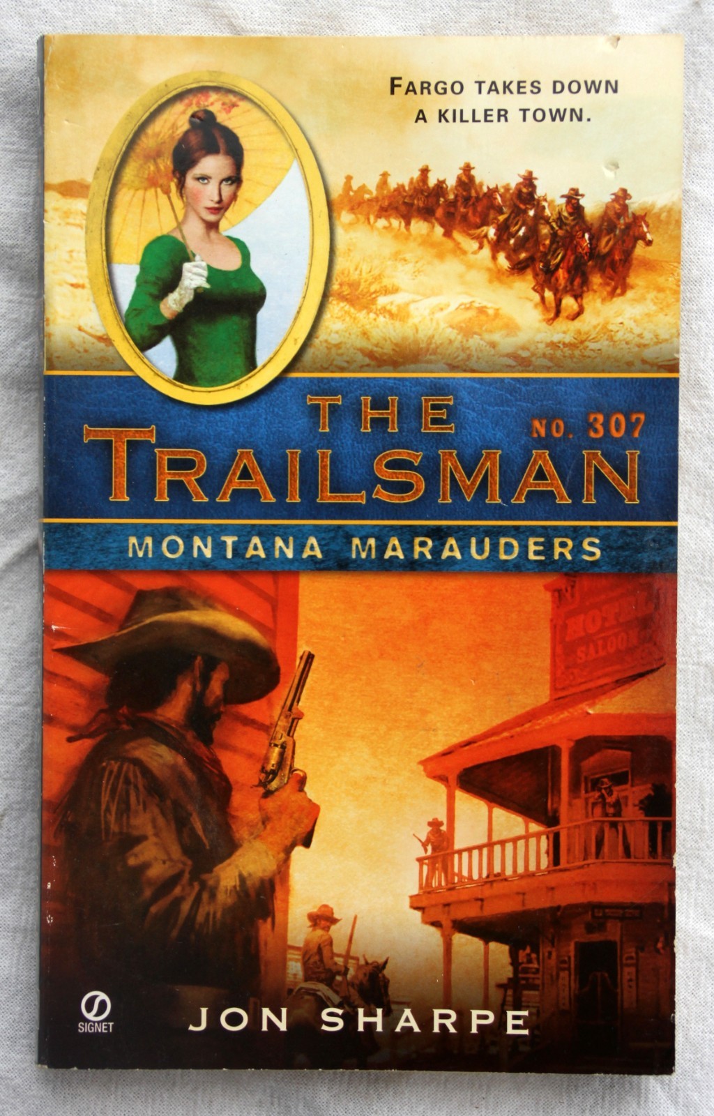 The Trailsman: Montana Marauders by Jon Sharpe ~ No. 307 ~ PB Book ~ VG+