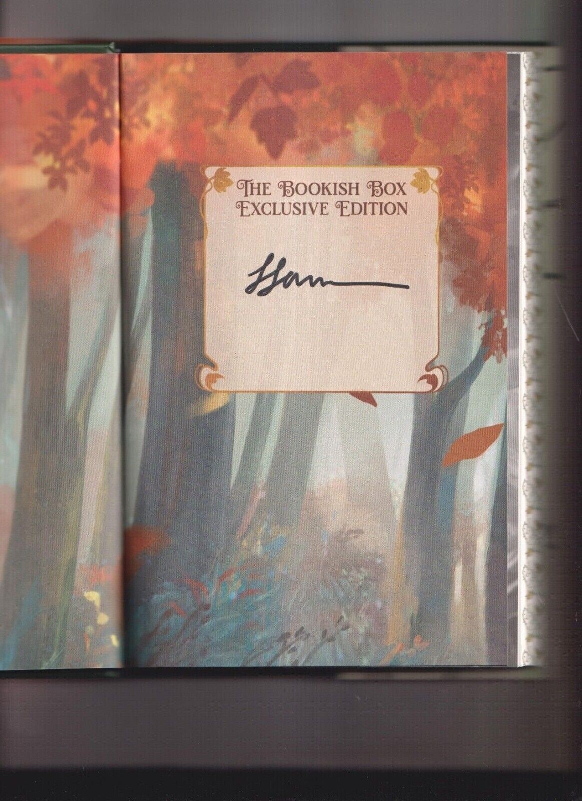 BOOKISH BOX AUTUMN’S TITHE EXCLUSIVE LUXE EDITION SIGNED UNUSED