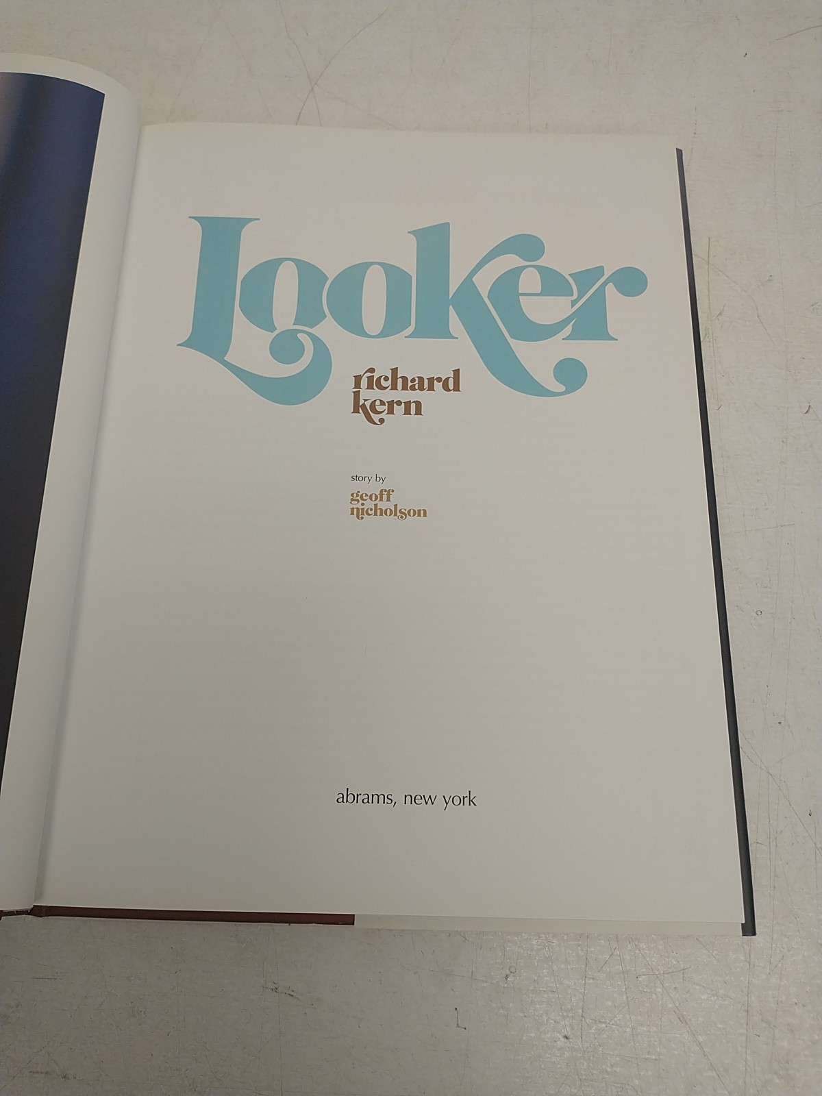 Looker by Geoff Nicholson Photography Art Book (2008, Hardcover)