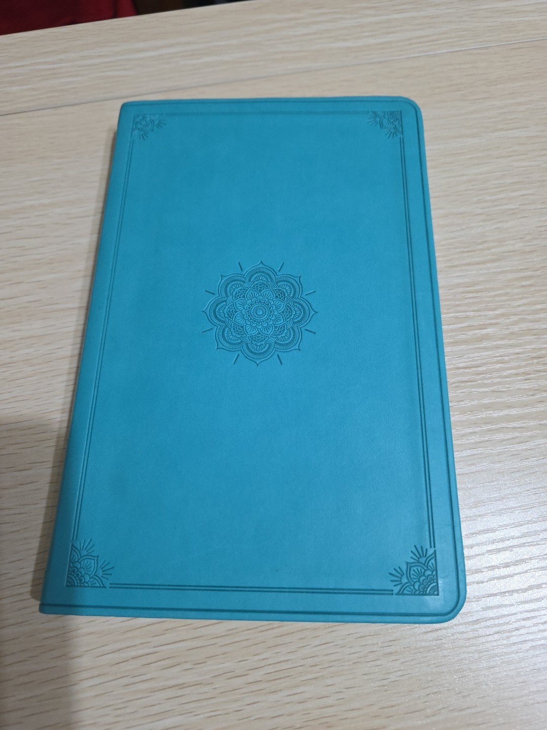 Crossway ESV Bible Ultra Thin Edition Teal With Floral Design