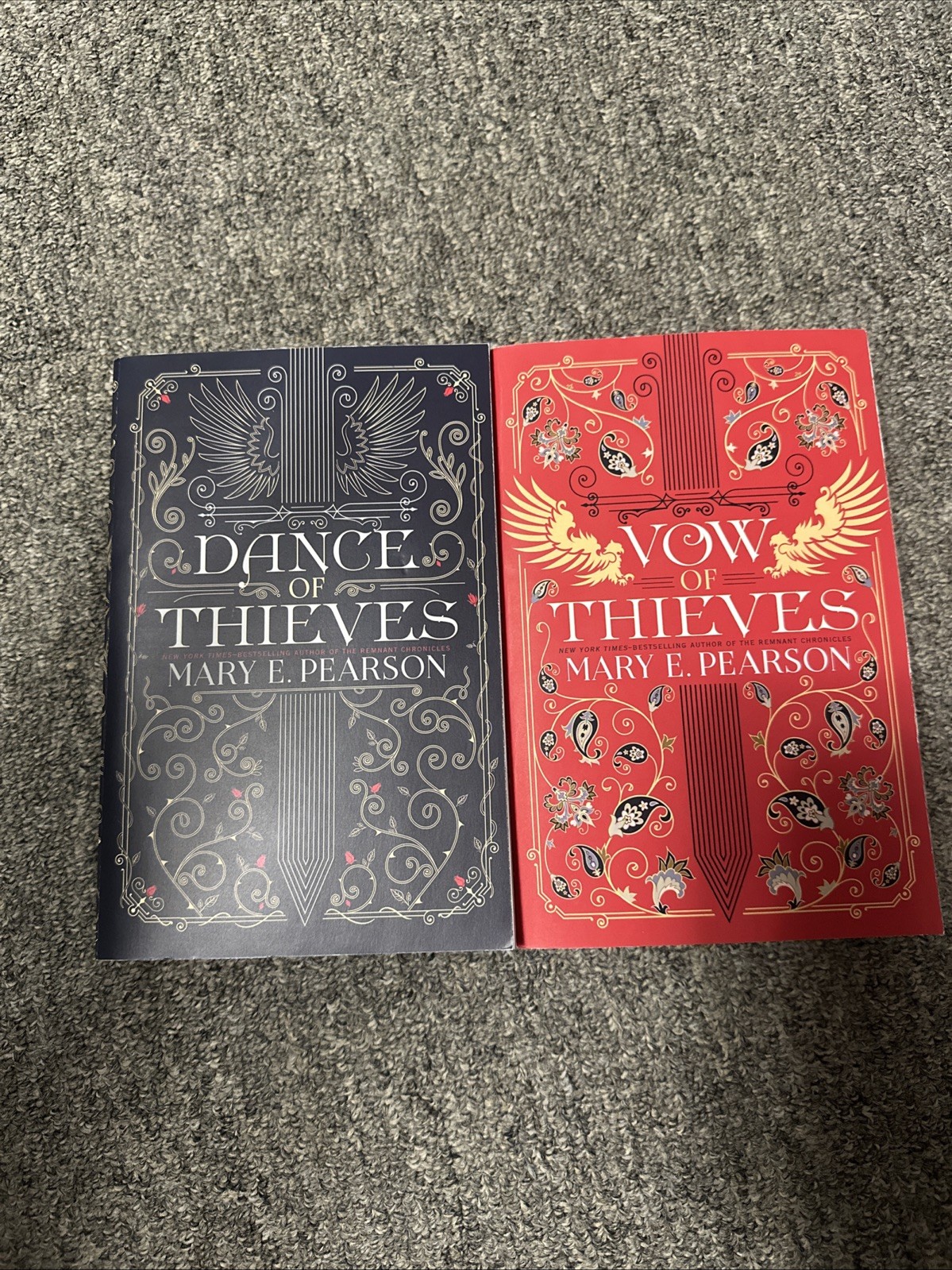 Dance of Thieves & Vow Of Thieves Mary E. Pearson Lot Of 2 Paperback VG