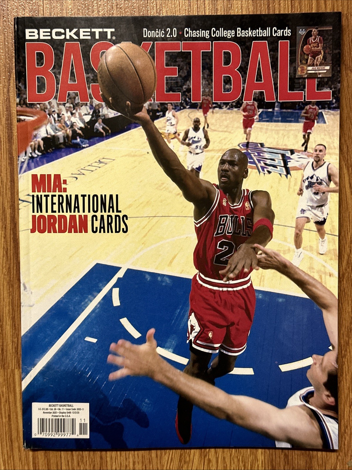 Basketball Beckett Magazine Nov 2025 Guide Vol 36 No 11 Michael Jordan