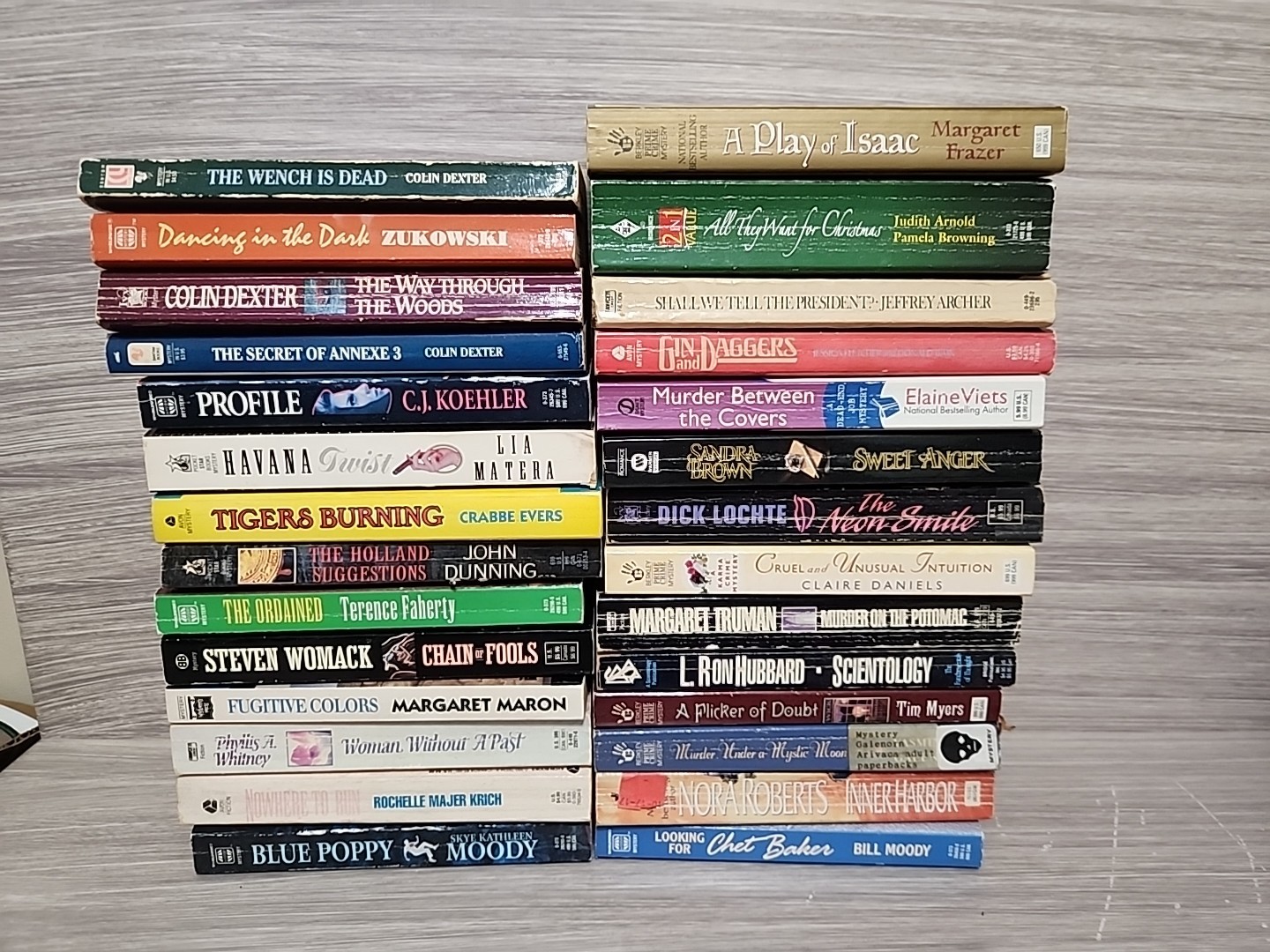 Lot of 28 Assorted Paperback Books, Novels Mixed Genres/Authors/Titles