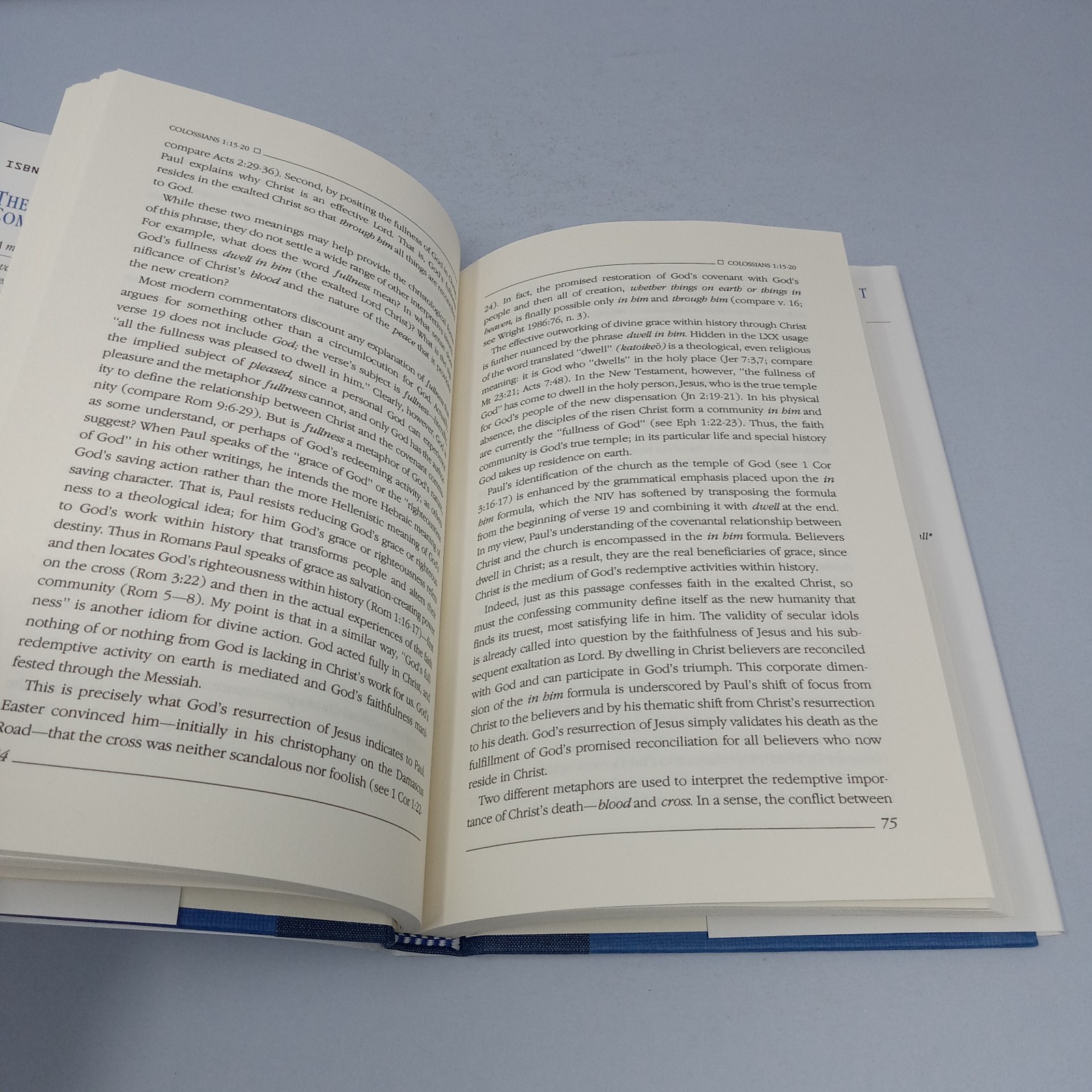 Colossians & Philemon: 1993 InterVarsity Press Hardcover by Robert W. Wall