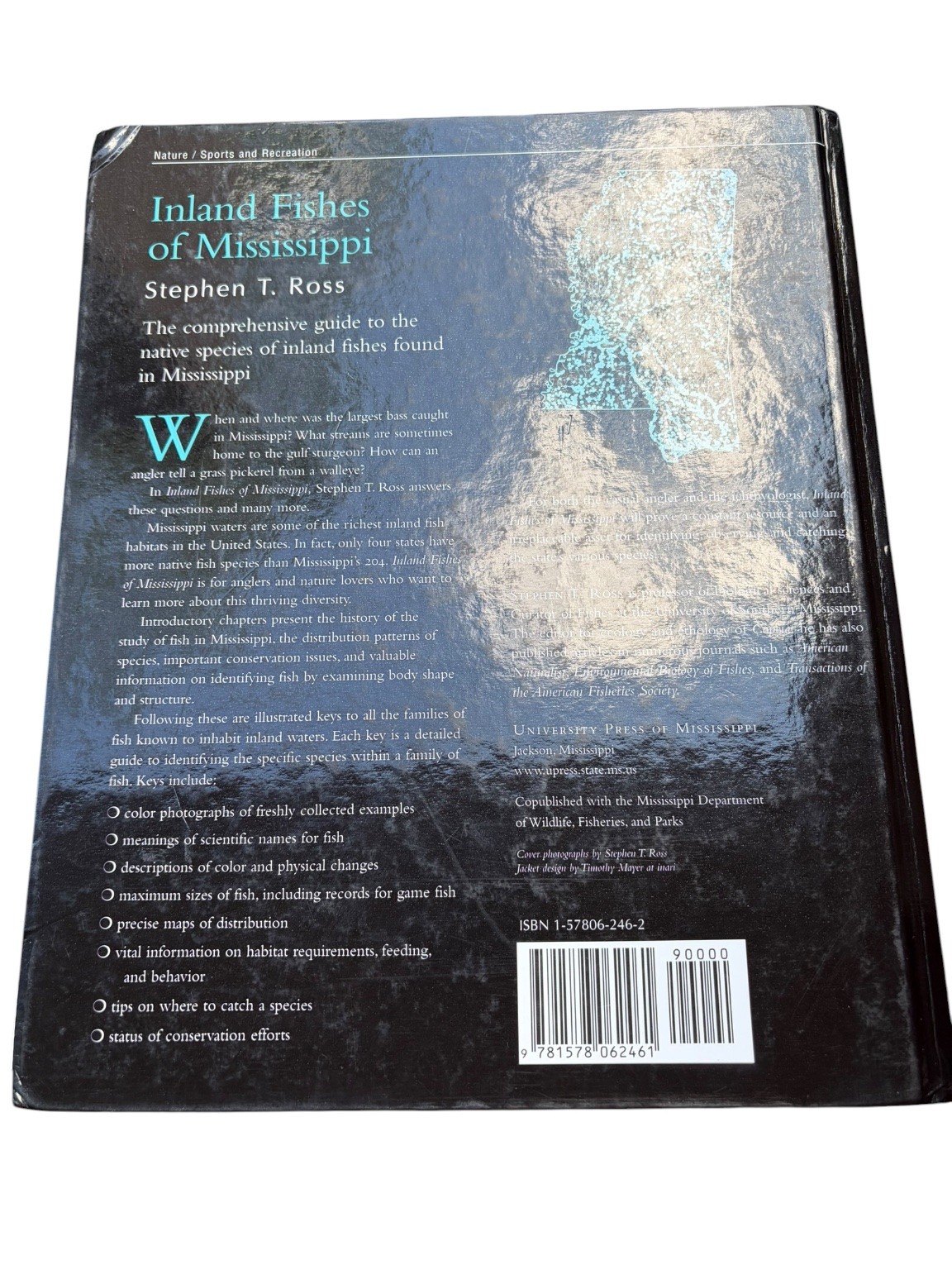 Inland Fishes of Mississippi Ross 2001 First Printing Natural History Guide