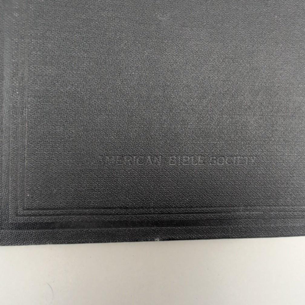 Vintage New Testament Our Lord KJV American Bible Society Hardcover Black