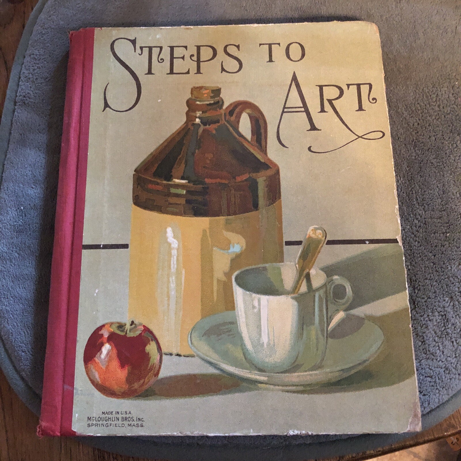 ca1880 Steps To Art (drawing & Painting) Lessons Tall hardback 225 Pages Illus.