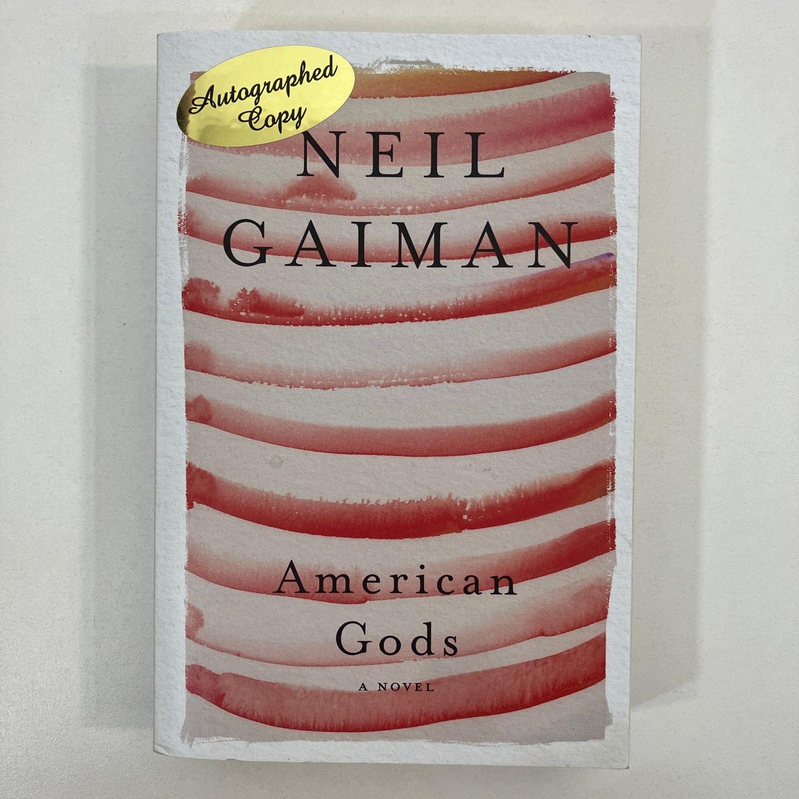 American Gods Neil Gaiman SIGNED William Morrow 2021 Author’s Preferred Text TPB