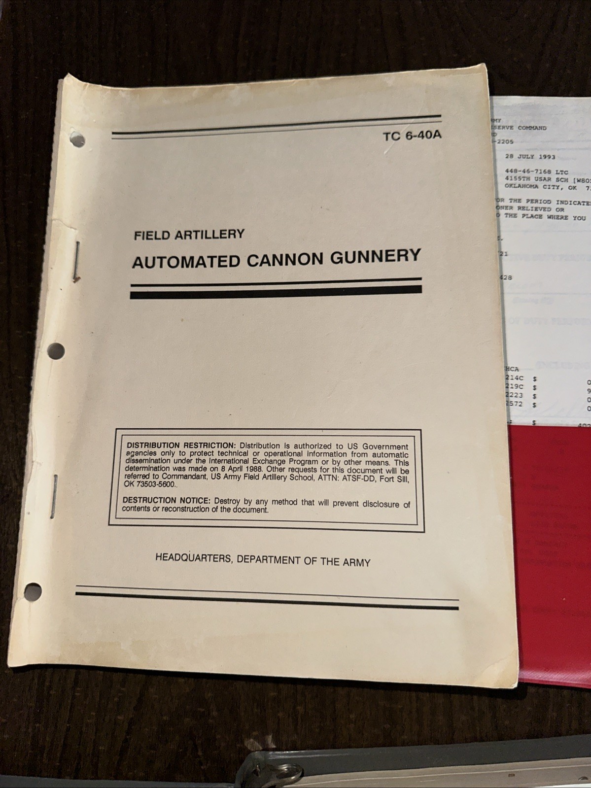 COMPLETE SET Reserve Component Instructor Training Course Loose Leaf Lot