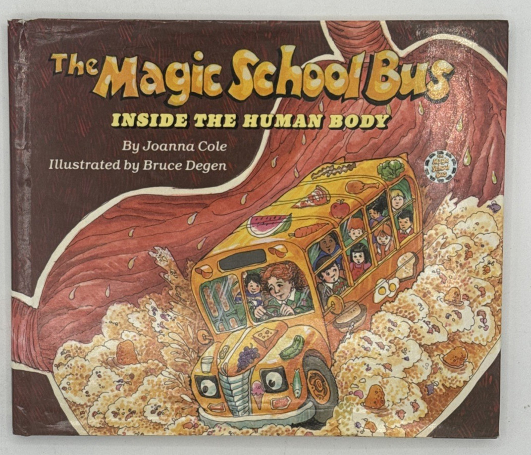 Magic School Bus Inside the Human Body, SIGNED by Joana Cole & Bruce Degen, B198