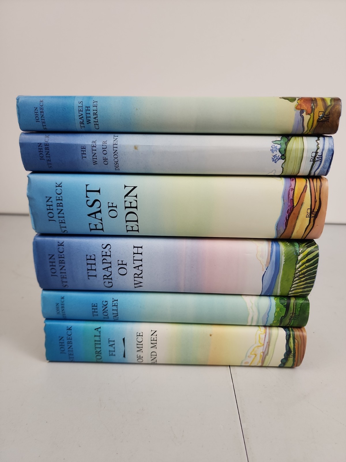 John Steinbeck 6 Volume Set Book of The Month Club Hardcovers 1995
