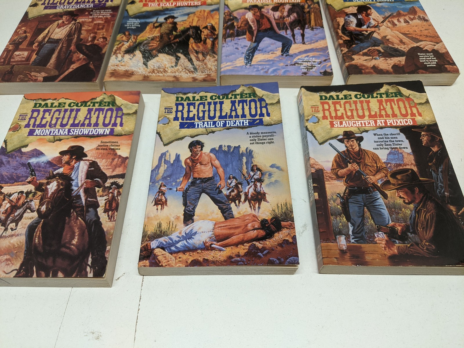 The Regulator Complete Series Books 1-9, 11-12 Western Paperbacks by Dale Colter