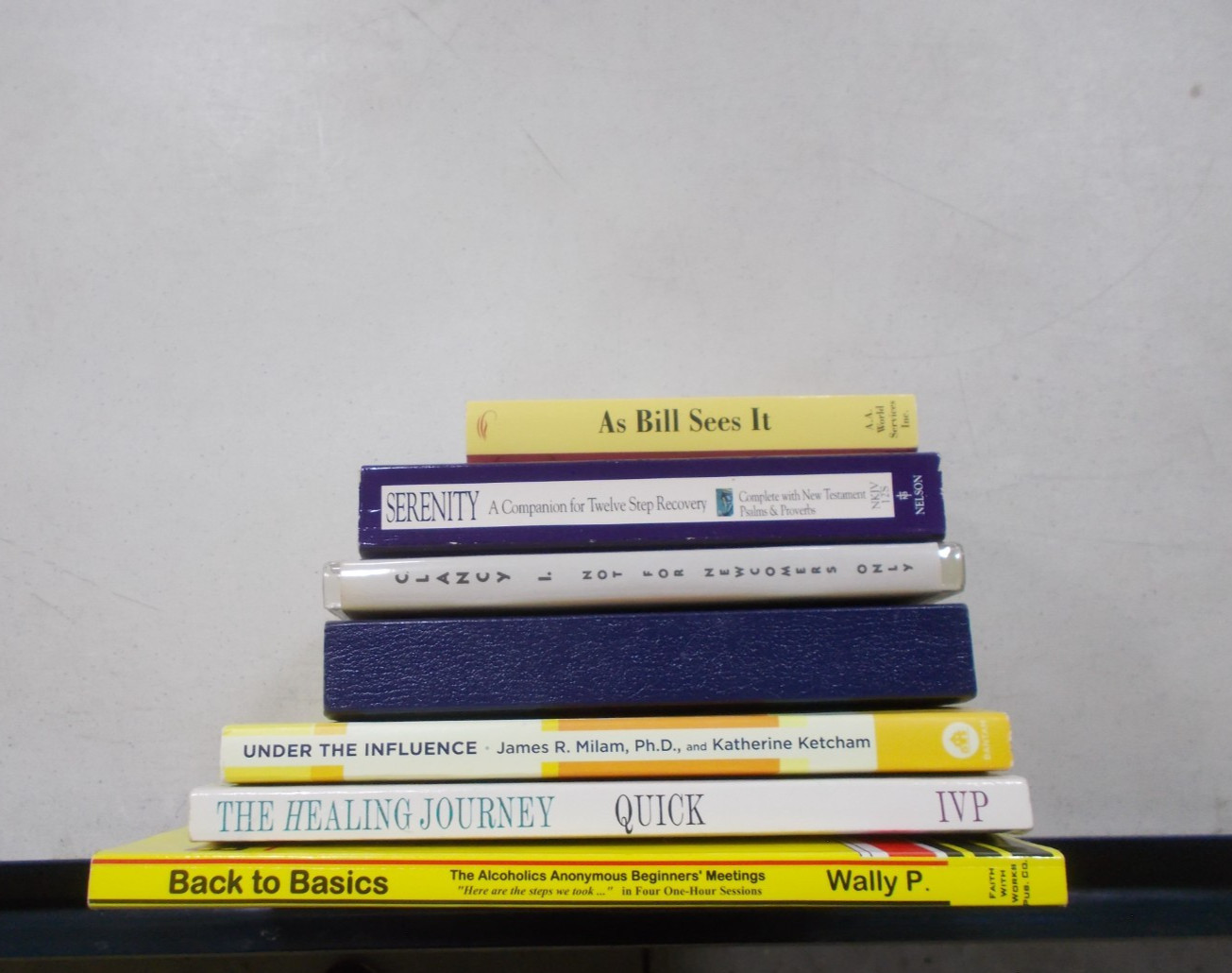 7 AA BOOKS # MIXED PB TRADE PB ALCOHOLICS ANONYMOUS TWELVE STEP RECOVERY HEALING