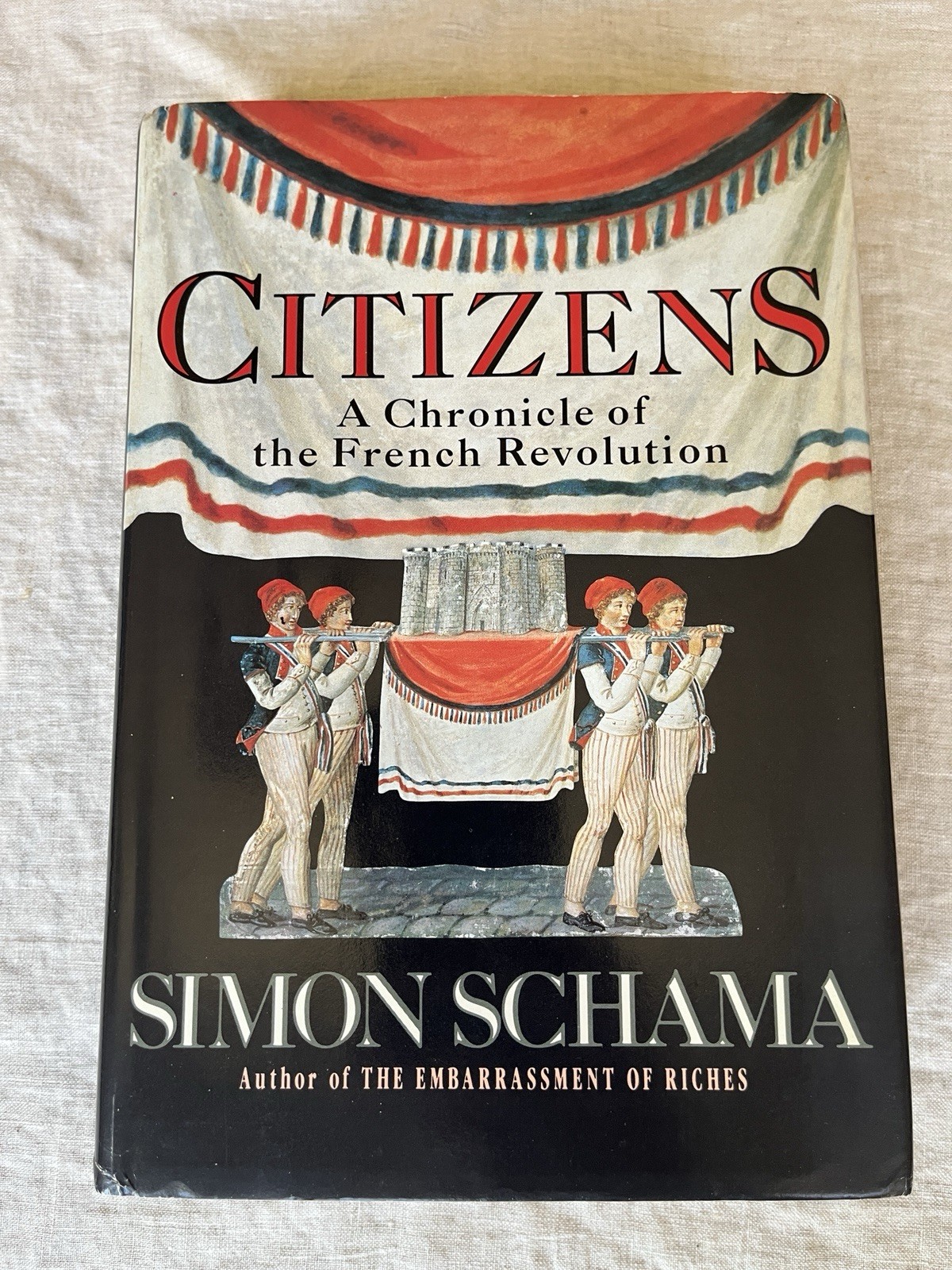 Citizens Chronicle French Revolution Simon Schama 1989 HC Knopf BOMC