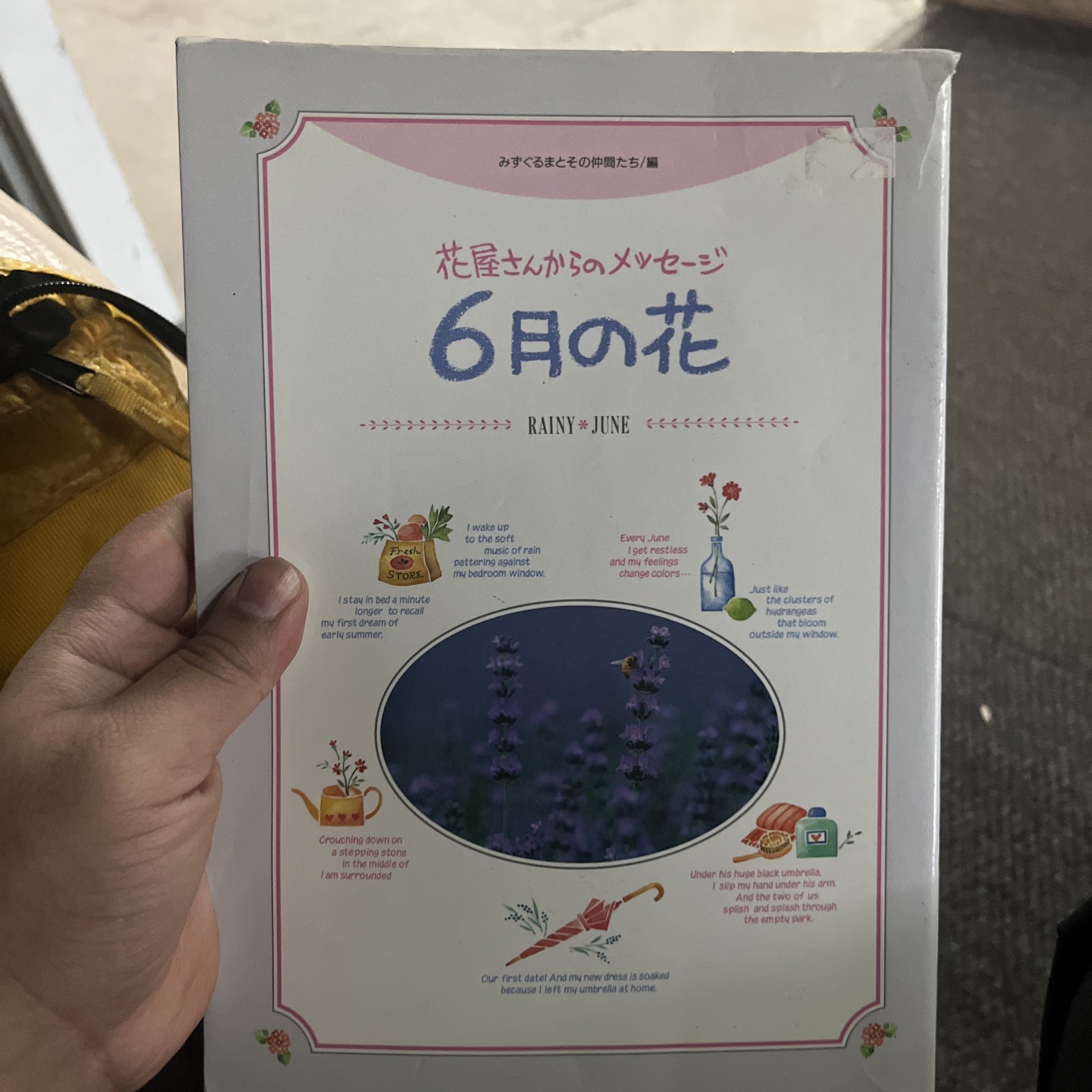 June Flowers Florist Message Book Rainy Season Japan Floral Guide