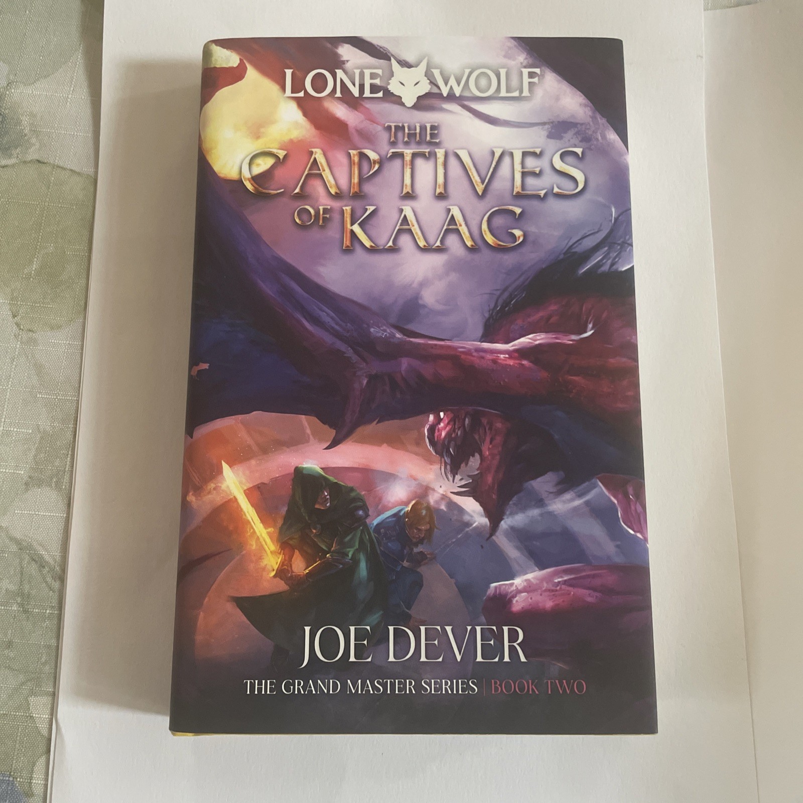 World of Lone Wolf Book 14 The Captives of Kaag – Joe Dever – 1992 Vintage
