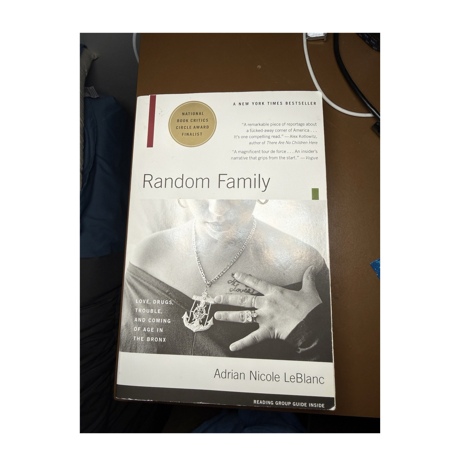 Scribner Random Family by Adrian Nicole LeBlanc, Paperback, Love, Bronx