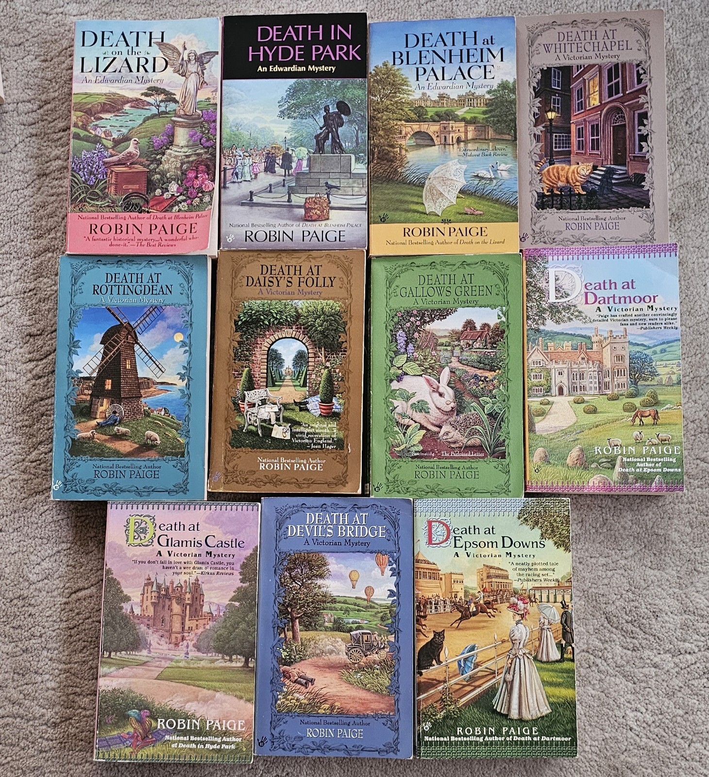 Lot 11 BERKLEY Prime Crime Historical MYSTERY Paige Victorian EDWARDIAN Cozy