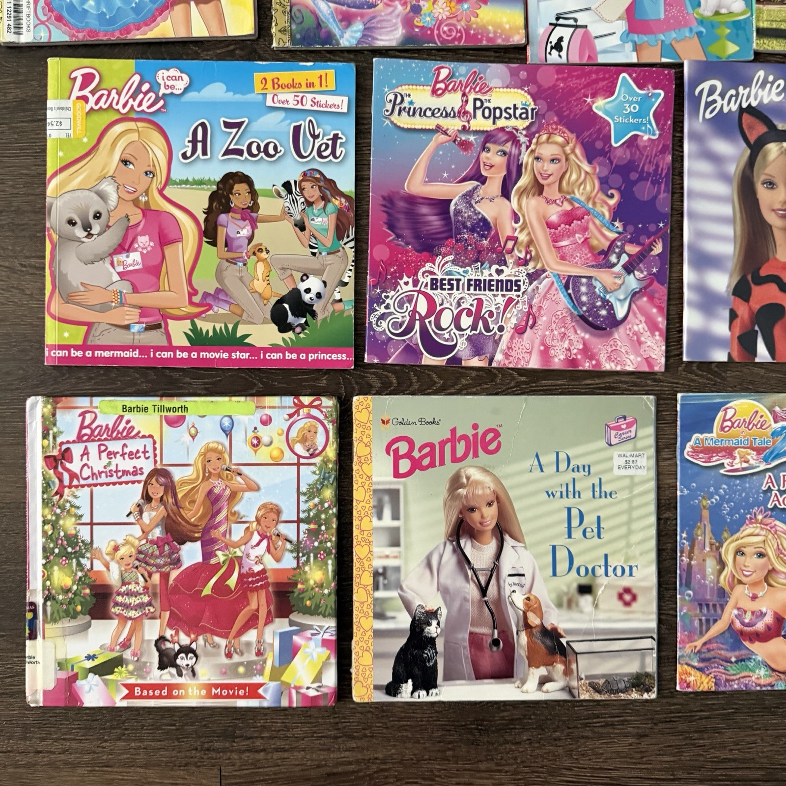 Barbie Book Lot 14 Fairytopia Mermaid Tale Golden Books Step Reading