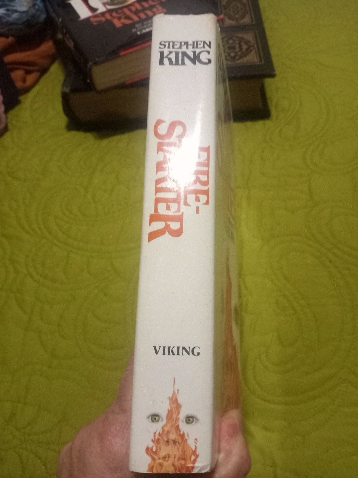 Firestarter Stephen King First Edition HCDJ~ 1980 Viking Press