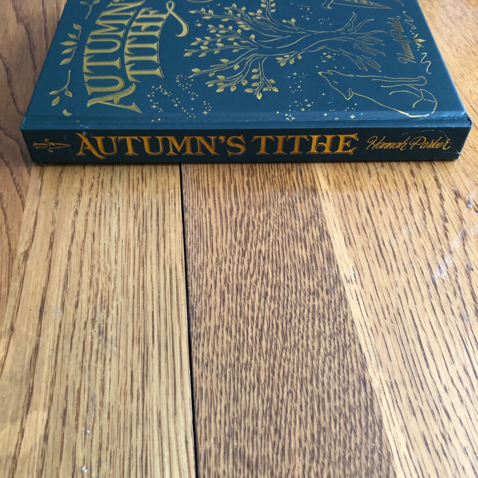 Autumn’s Tithe by Hannah Parker Hardcover 2021 SIGNED