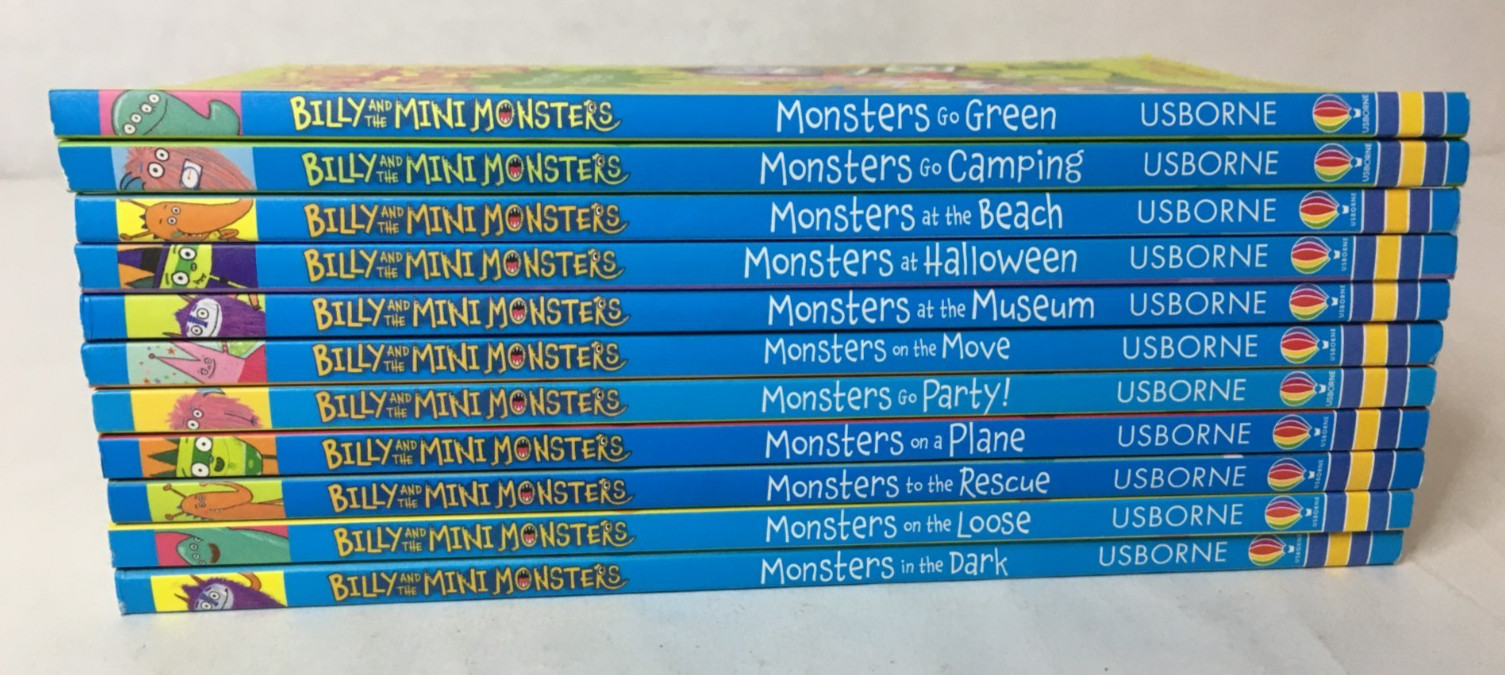 Lot of 11 Billy And The Mini Monsters Series Books by Zanna Davidson USBORNE PB